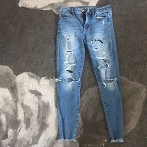 America eagle ripped jeans